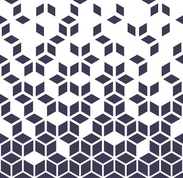 Abstract Geometric Purple Graphic Minimal Halftone Pattern