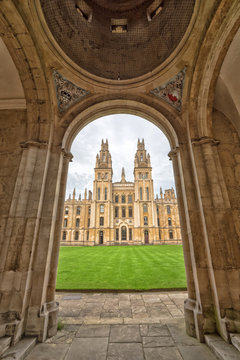 All Souls College in Oxford - entry view