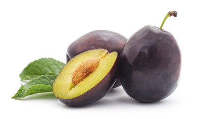 Ripe plums.
