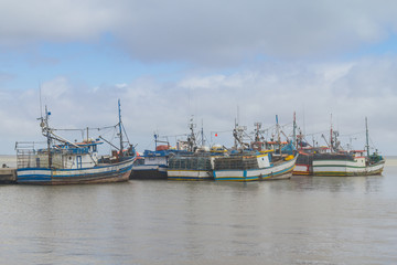 Fisherman boat in Sao Jose do Norte