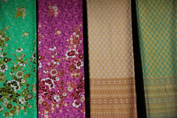 colorful silk clothes the art of fashion from Asia
