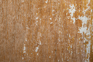 Old and peeled creaky paint , In course of time the white tone off the planks crackled, wood texture, background, colorful, cracks in the , vintage, abstract, grunge,