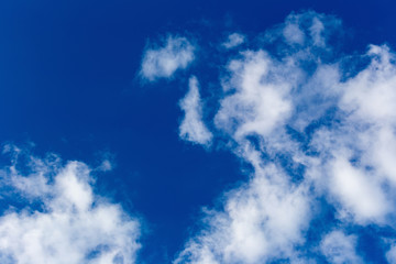 blue sky with cloud.