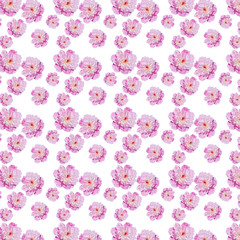Fototapeta na wymiar repeatable pattern pale pink peonies