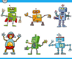 robot cartoon characters © Igor Zakowski