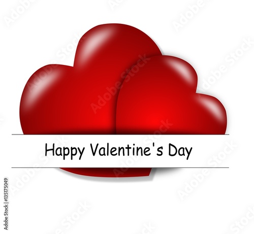 &quot;Happy valentines day card, with text&quot; Stock image and royalty-free