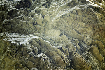 Arid geological mountains