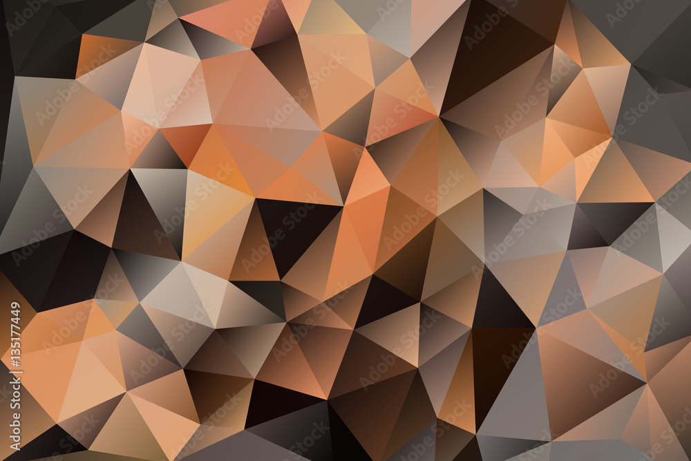 Poster vector abstract background of triangles