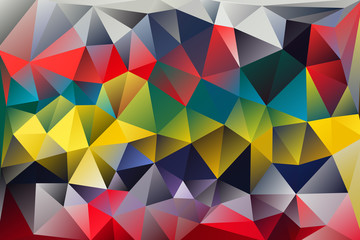 vector abstract background of triangles