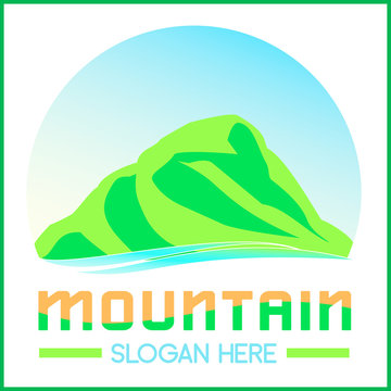 Mountain logo vector