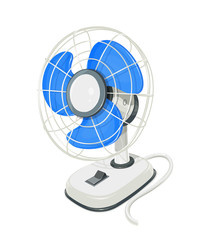 Fototapeta Desk air electric fan with button obraz