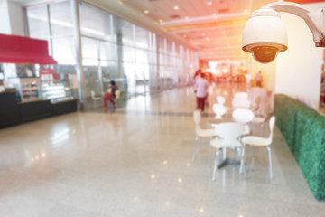 Surveillance Security Camera or CCTV in event hall