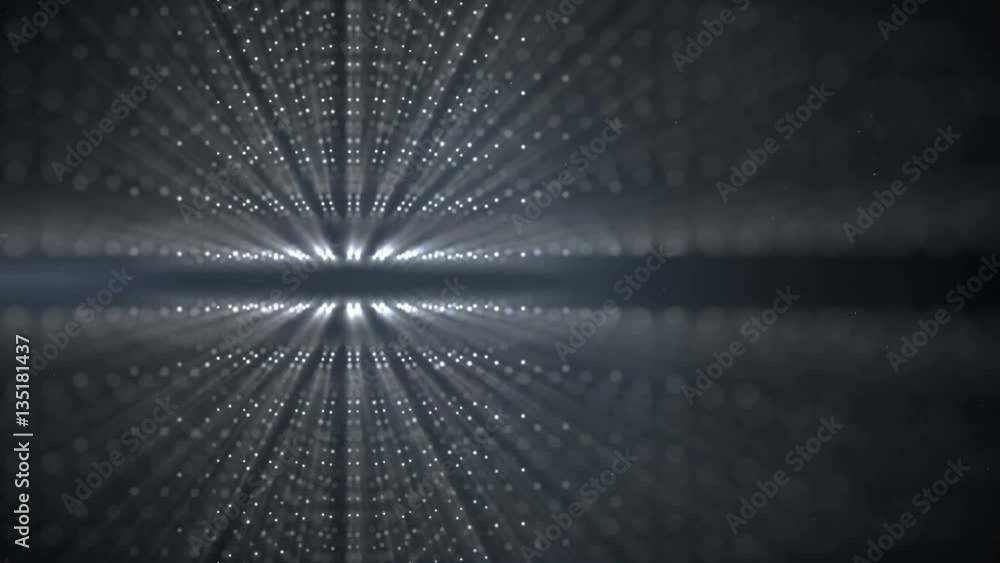 Poster abstract technology background grey grid. computer generated seamless loop animation 4k (4096x2304)