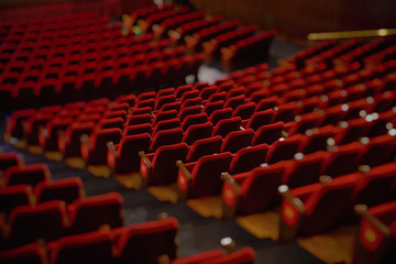 Obraz premium theater, cinema, chairs, rehearsal