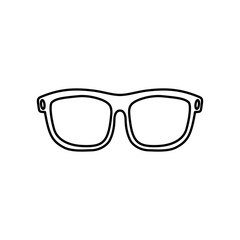 Vintage fashion glasses icon vector illustration graphic design