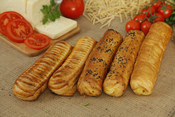 Five Turkish Borek of Breakfast