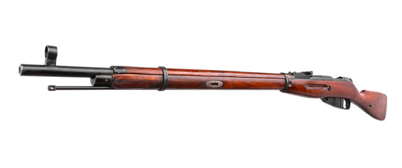 винтовка на белом фоне \  rifle isolated