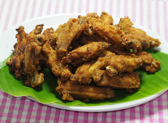 Chicken wings fried