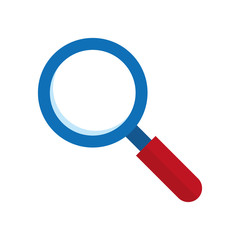 Magnifying glass lupe icon vector illustration graphic design