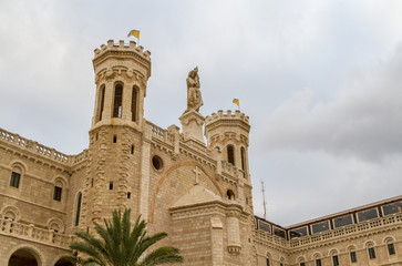 Fototapeta na wymiar Facade of Notre Dame de Jerusalem