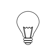 Bulb light energy icon vector illustration graphic design