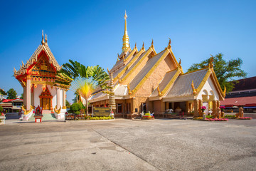 .Wat Mahawanaram, one of the famous temple in Ubon Ratchathani where the Buddha statue, Ubon...