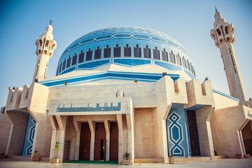 King Abdullah I Mosque in Amman, Jordan