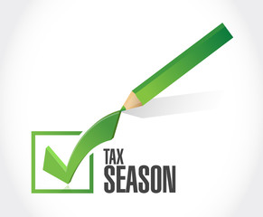 tax season check dart concept.