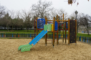 Children's playground at public park