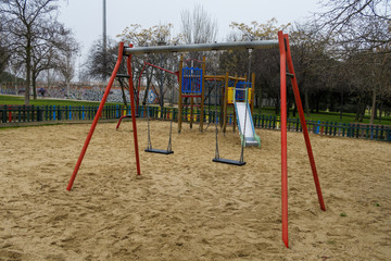 Children's playground at public park