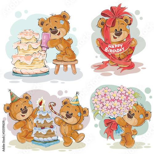teddy bear birthday clipart - photo #32