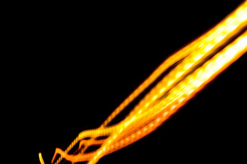 Fototapeta na wymiar Abstract tunnel lights background, fast moving effect