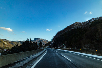 snow, mountain