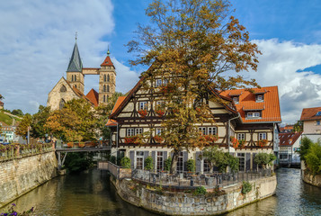 Naklejka premium View of Esslingen am Neckar, Germany