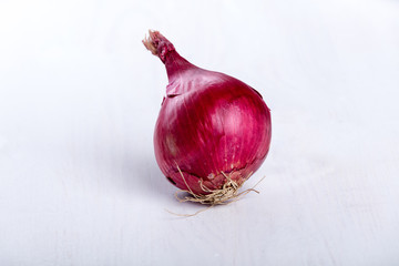 Fresh raw aromatic red onion