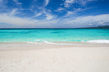 Tropical beach white sand