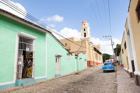 Straßenszene in Trinidad, Cuba