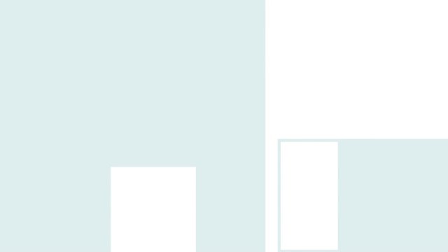 An animated background of falling blue and white pastel blocks for use as a design element for placement of text or other graphics.