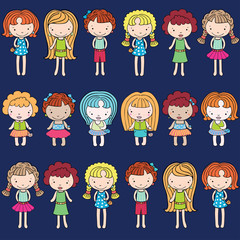 pattern kids pink background butterfly