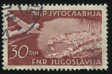 airplane and Dubrovnic