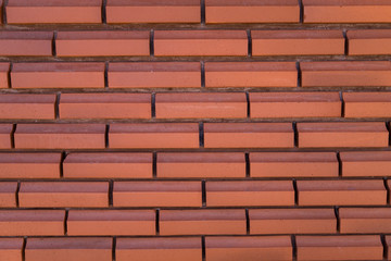 Obraz premium Red brick wall background