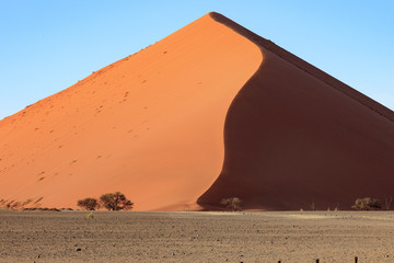 Fototapeta na wymiar Dunes in Sossusvlei Namibia