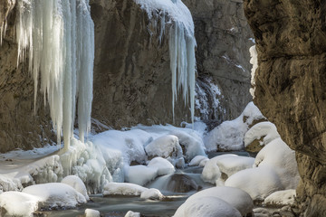 Partnachklamm im Winter