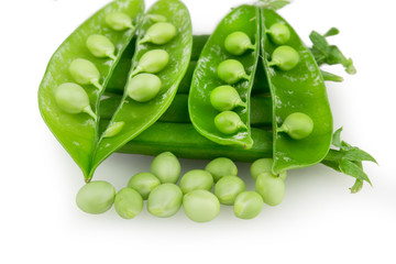 peas isolated