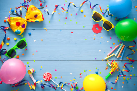 Colorful birthday or carnival background