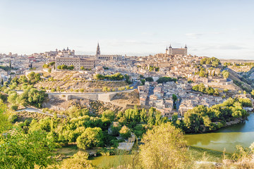 Fototapeta na wymiar panorama Toledo, Spain