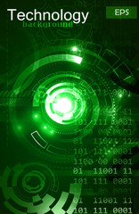 Obraz premium Abstract technology background