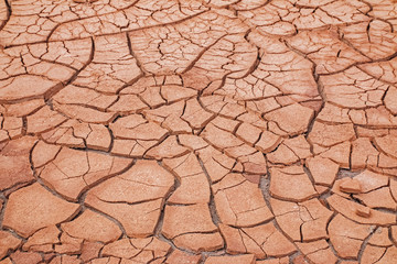 Dry ground in a desert