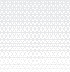 Fototapeta premium Abstract geometric black and white graphic design triangle halftone pattern