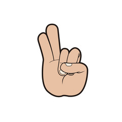 Isolated hand signal